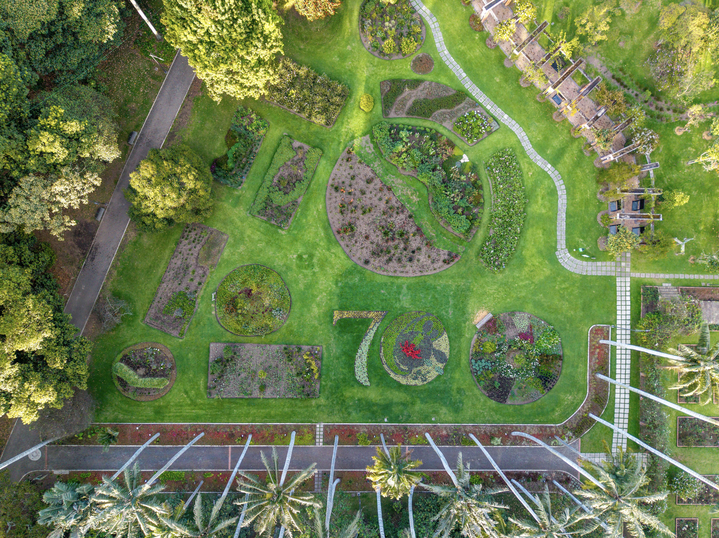 Historias del verde urbano: El lienzo floral que honra los 70 años del Jardín Botánico de Bogotá